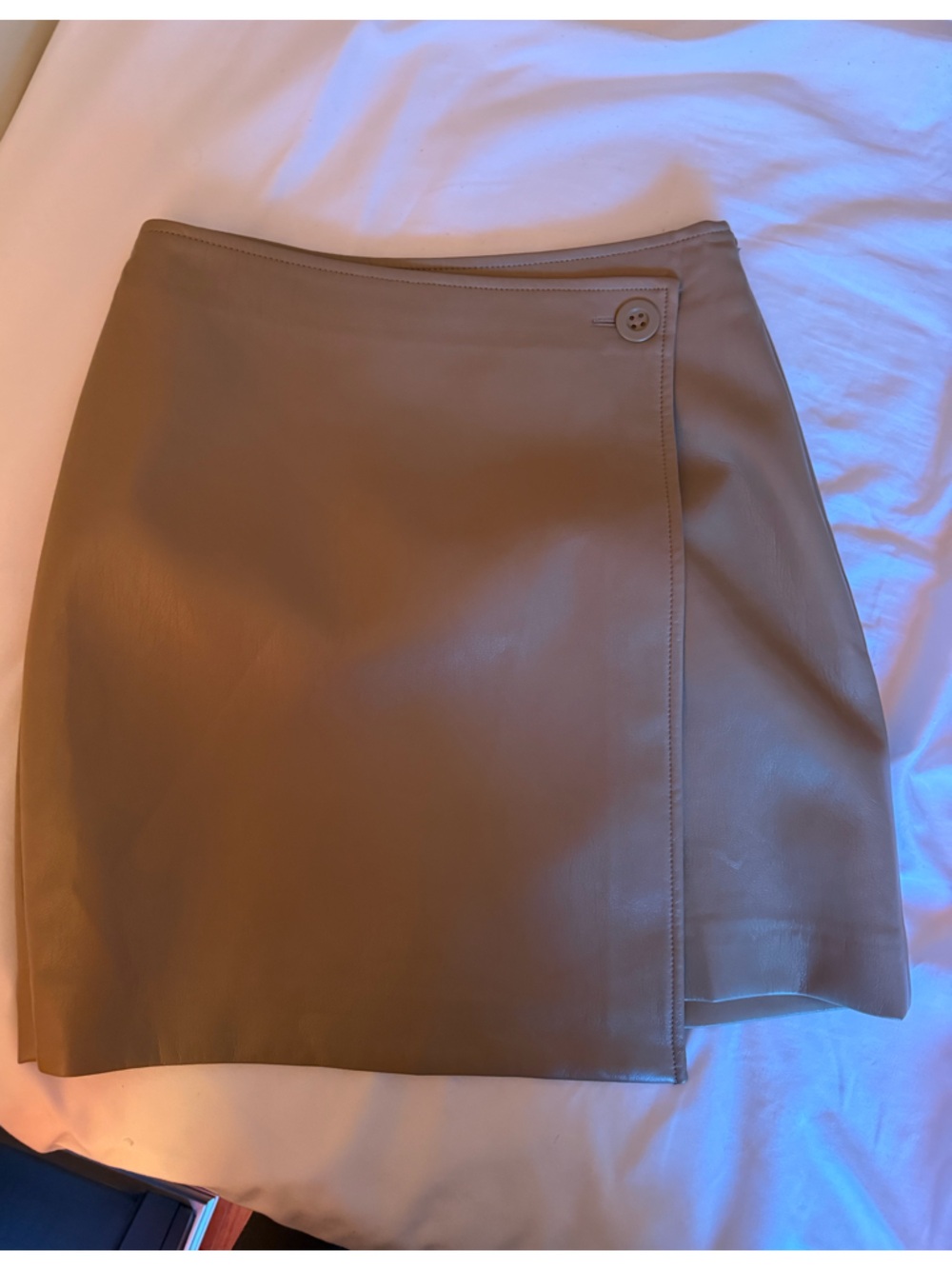 Aritzia Brown Leather Skirt